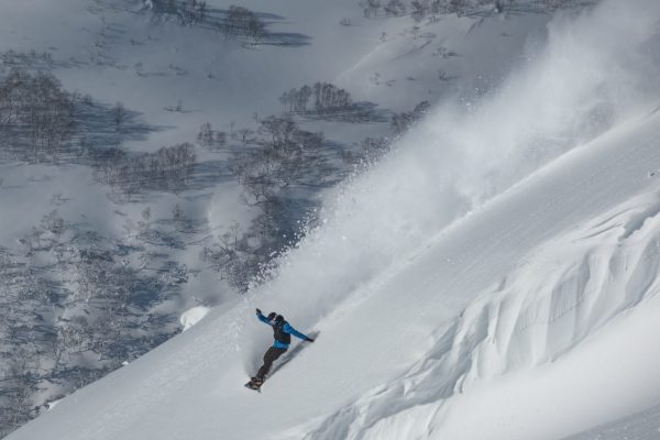 Sea And Summit Media, Japan, Niseko, snow, winter, Niseko, Niseko United, peak, back bowl, snowboarding, freeride