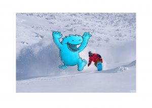 Monster Run - Canvas Print