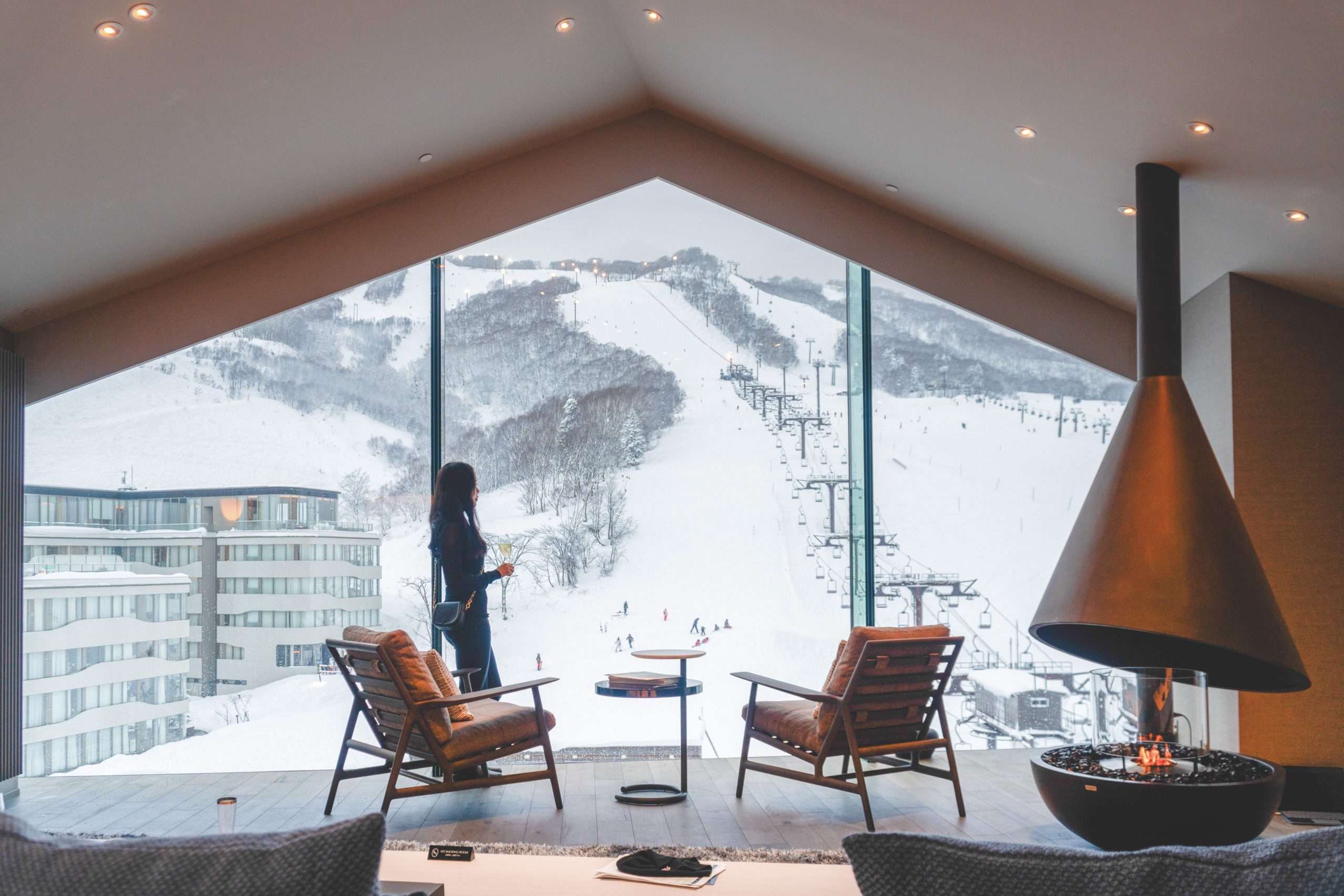 Slopeside accommodation in Niseko with direct piste views